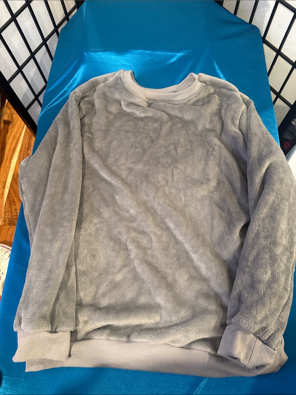 Men's Soft Fleece Crewneck Light Gray